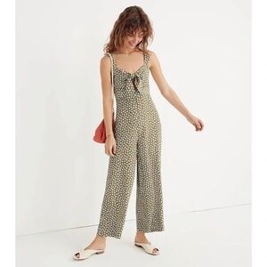 Madewell Plumeria Cutout Jumpsuit In Mini Daisy